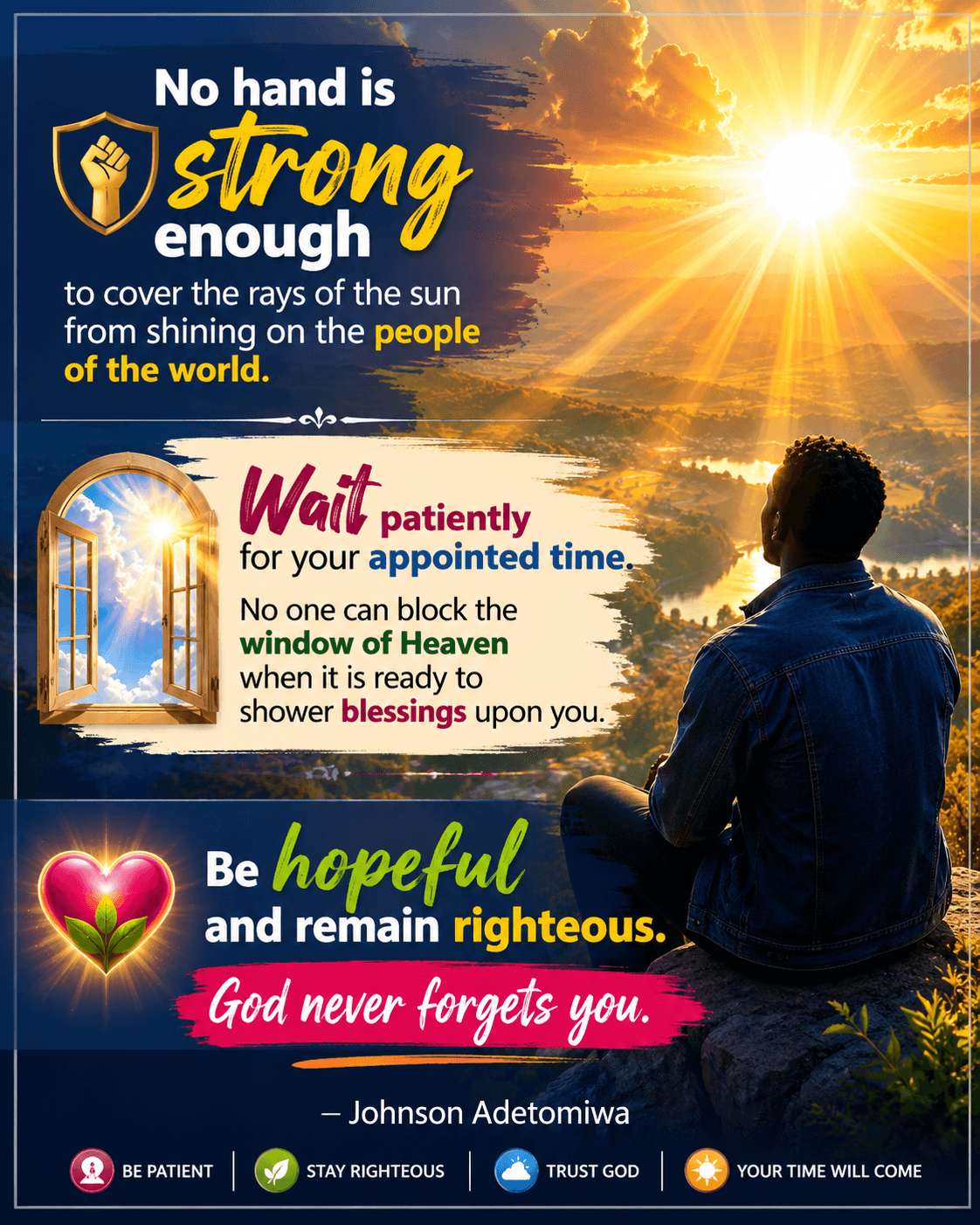 GOD NEVER FORGETS YOU