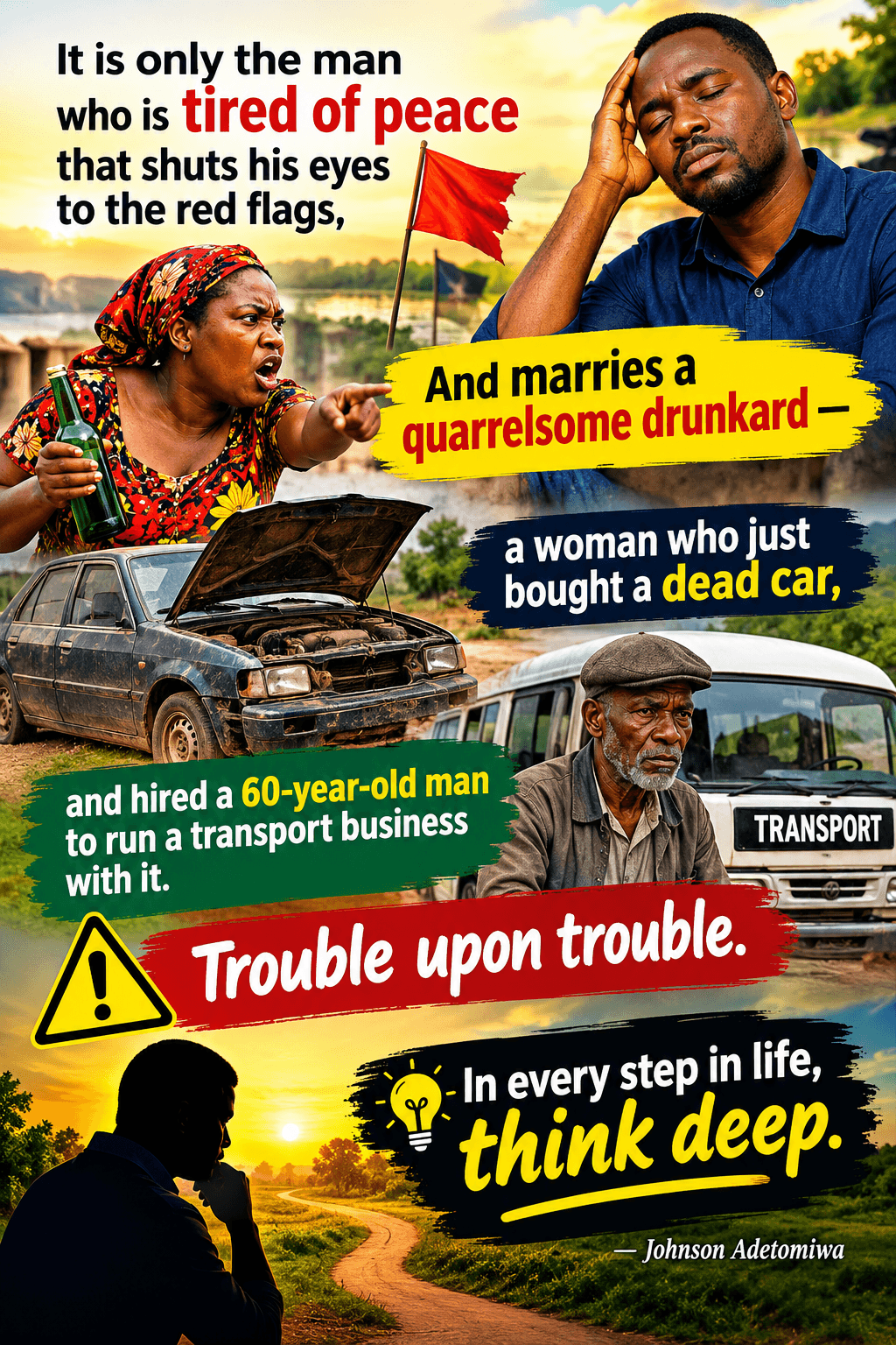 TROUBLE UPON TROUBLE !