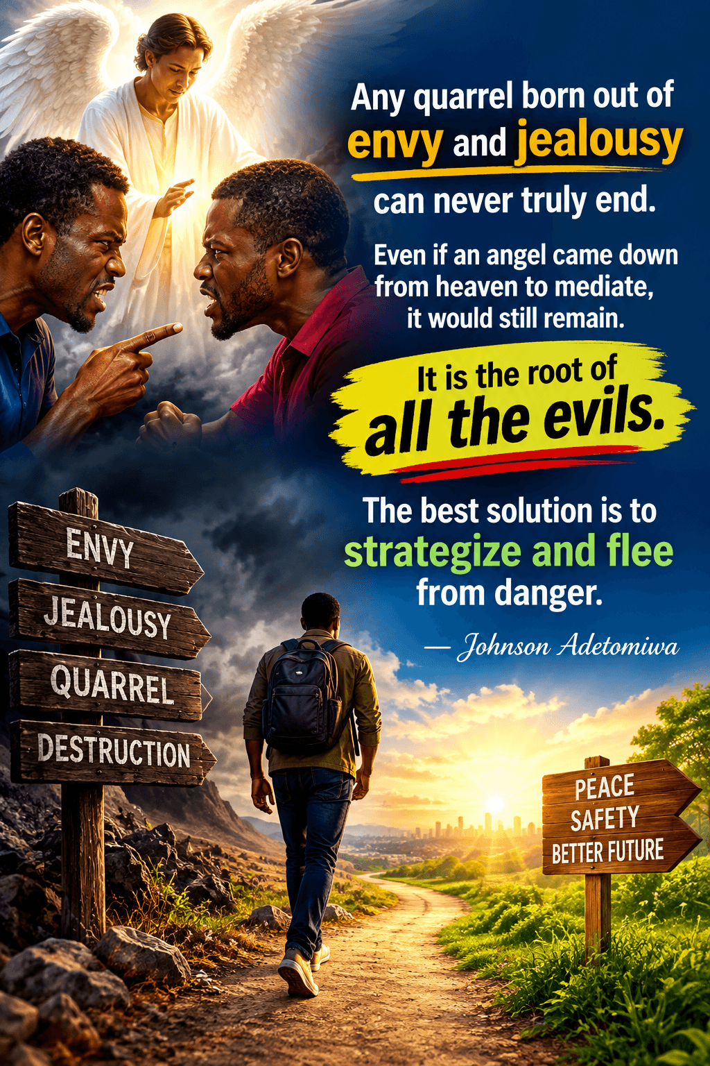FLEE FROM DANGER