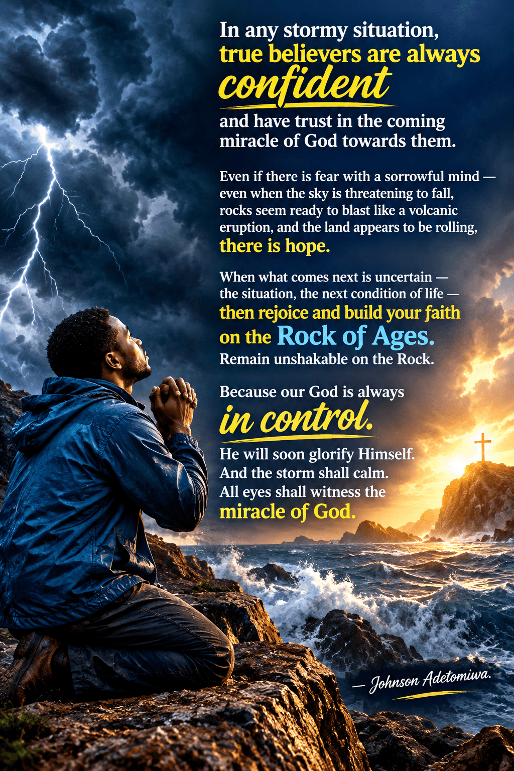 THE STORM SHALL CALM