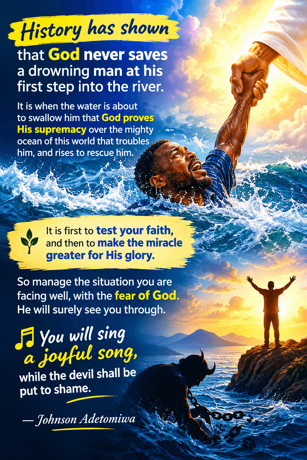A DROWNING MAN